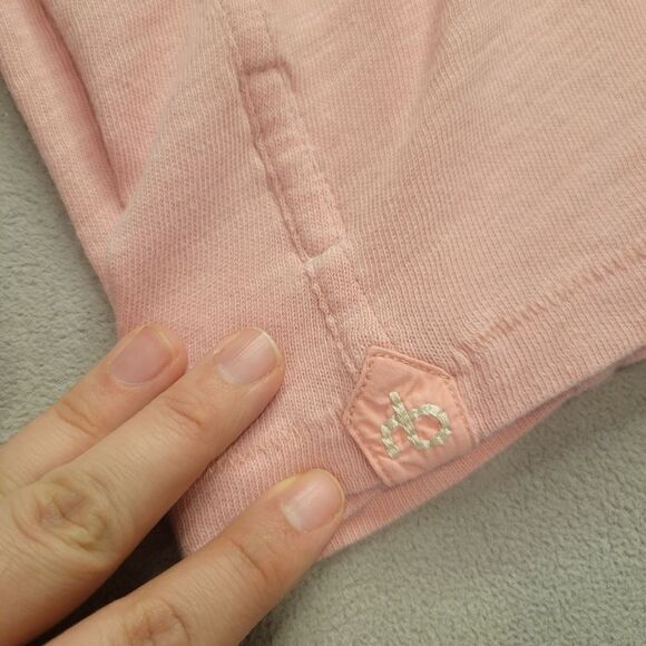 Rag & Bone Pink Oversized Cotton Shirt Size Small - Picture 8 of 9